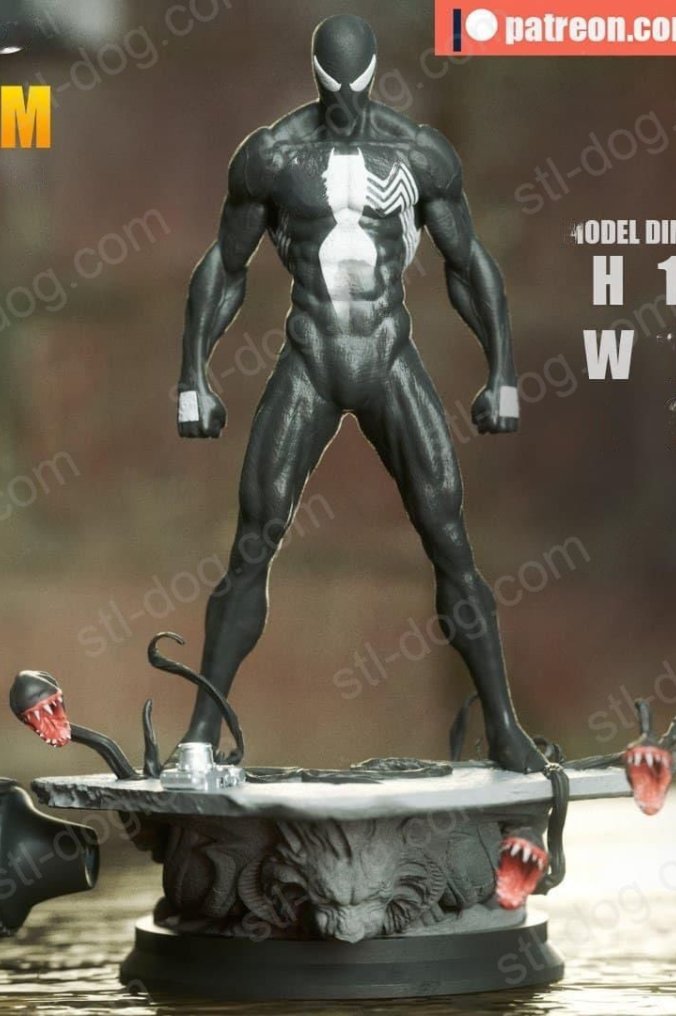 毒液 蜘蛛侠(Symbiote Spider-Man) 3D打印图纸